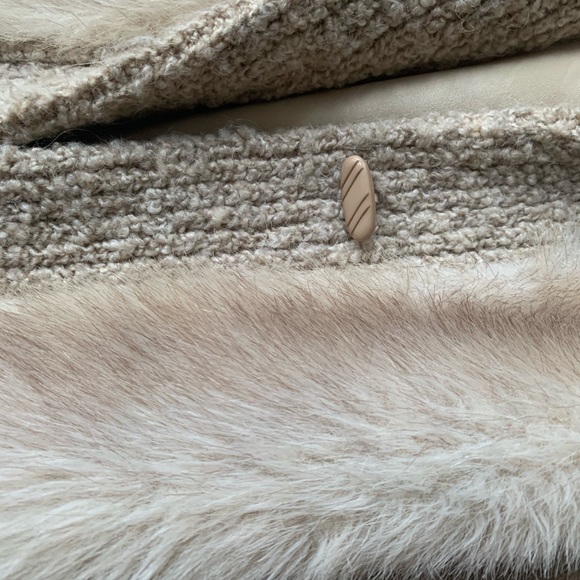 Vintage fur sweater jacket coat - Picture 2 of 7